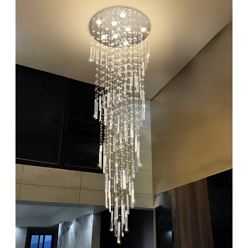 Luminaires suspendus Glam Raindrop, H 78 po x l 23,60 po x P 23,60 po, 8