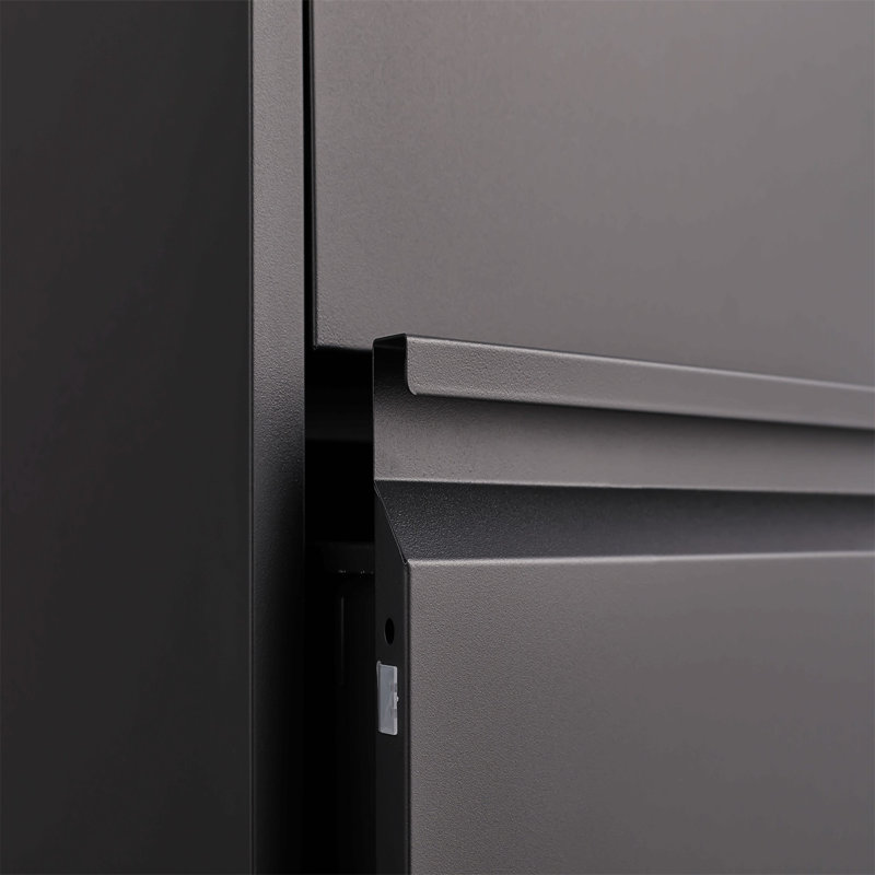 4 Drawer Vertical File Cabinet with Lock, Metal Storage Cabinet for Home Office, Fits Letter/A4/Legal Size Files