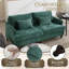 Canapé en chenille de style Mid-Century-1164422375