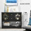 Armoire de cuisine polyvalente avec plusieurs options de rangement et un design élégant