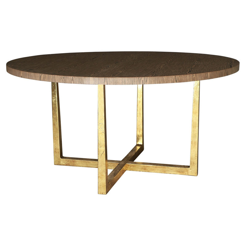 Caesar 60'' Iron Trestle Dining Table