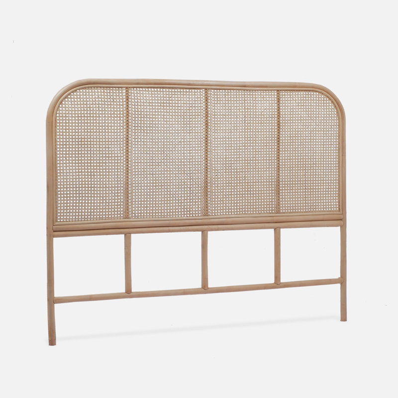 Aleita Wicker / Rattan Headboard, 115cm H x 140cm W x 6cm D