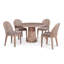 Lempa Round Solid Wood Dining Table-102767845