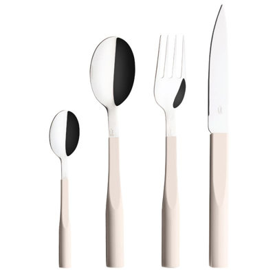 Ensemble de couverts 24 pièces en acier inoxydable 18/10 L'Econome par Starck, service pour 6