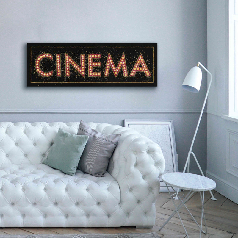Reproduction de cinéma sur toile par James Wiens, H 20 po x l 60 po x P 1,5 po