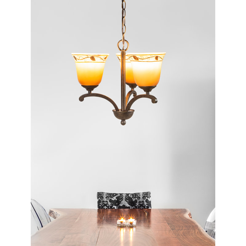 3 - Light Iron Chandelier