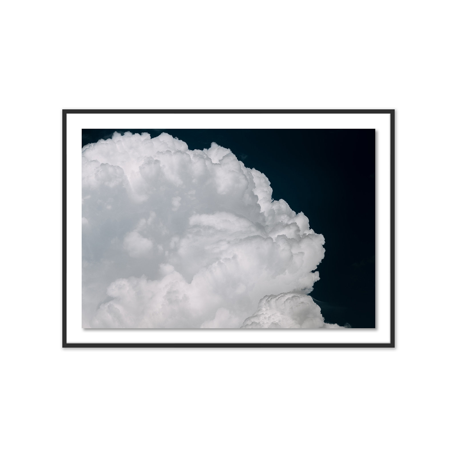 Cumulus by Michael Schauer, Black, 43" H x 60" W x 2.5" D