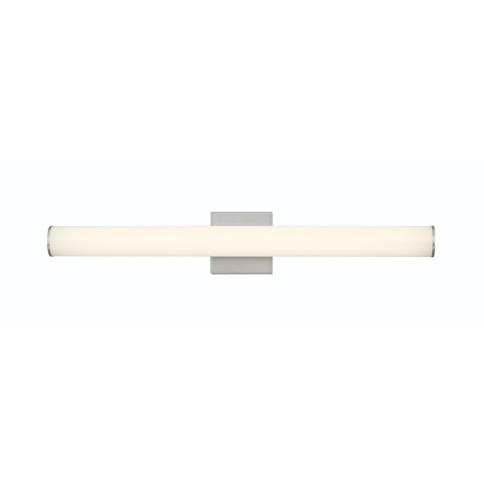 Stepridge Single Light Vanity Light, Brushed Nickel, 2.5'' H x 30'' W x 2.5'' D