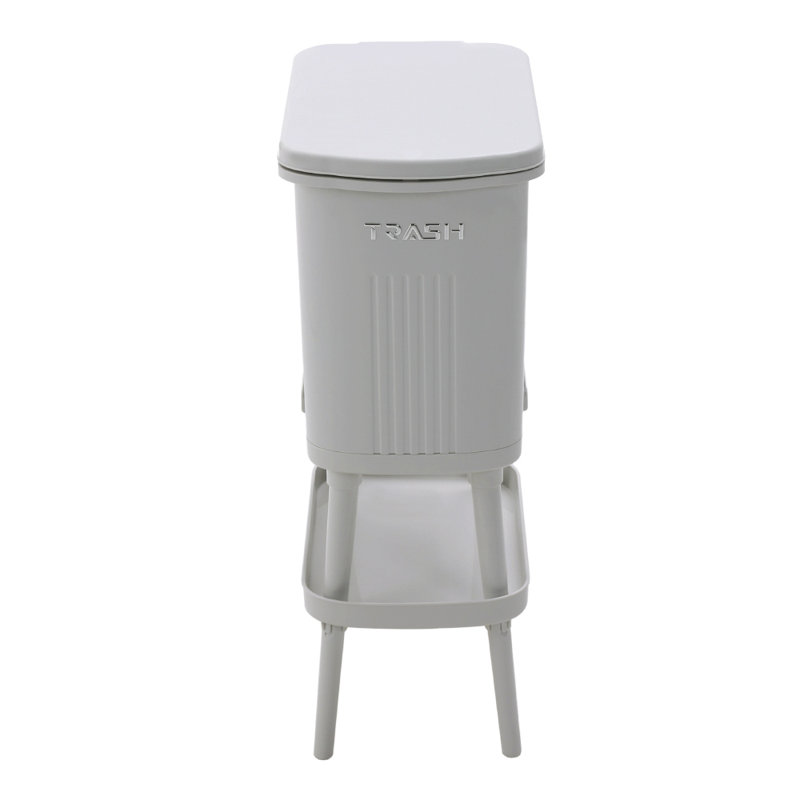Polyvinyl Chloride (PVC) Swing Top Waste Bin, 18  Litres, 67.5cm H x 25cm W x 36.5cm D