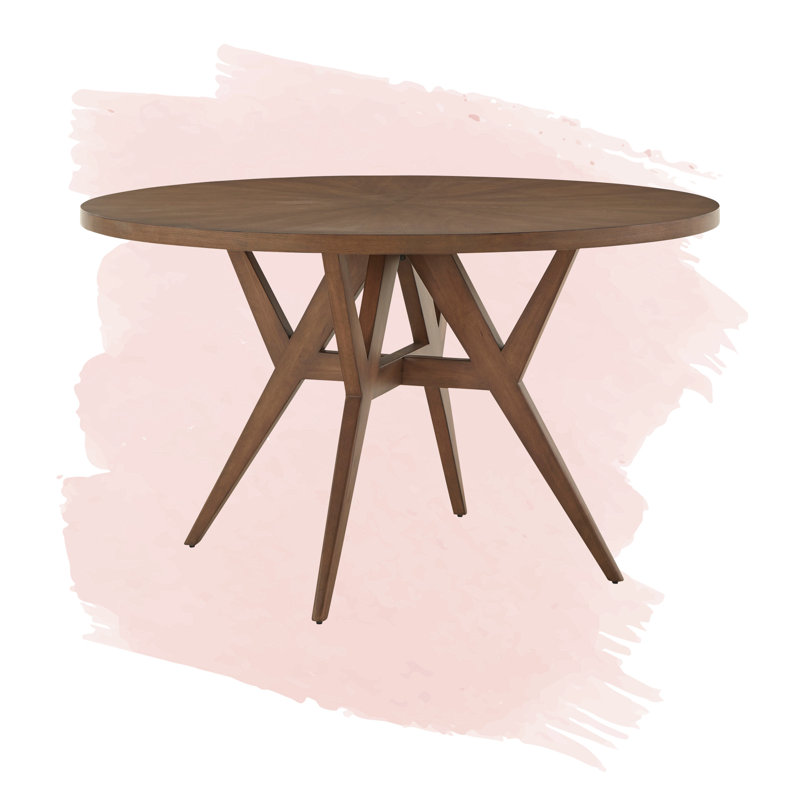 Ashyla Round Solid Wood Dining Table