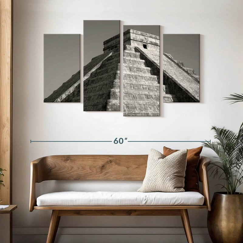 Pyramide Adella à Chichen Itza, H 32 po x l 52 po