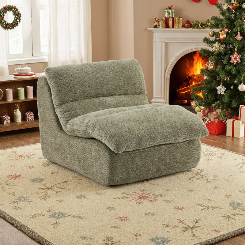 Fauteuil d'appoint ergonomique Modern Modern, Vert