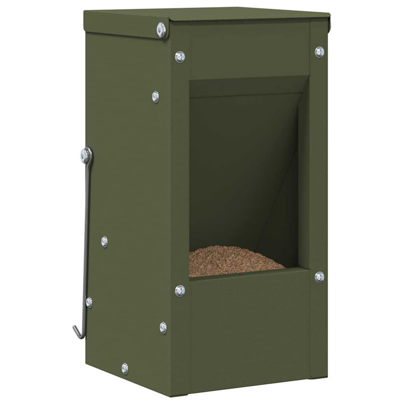 Small Animal Feeder, Olive Green