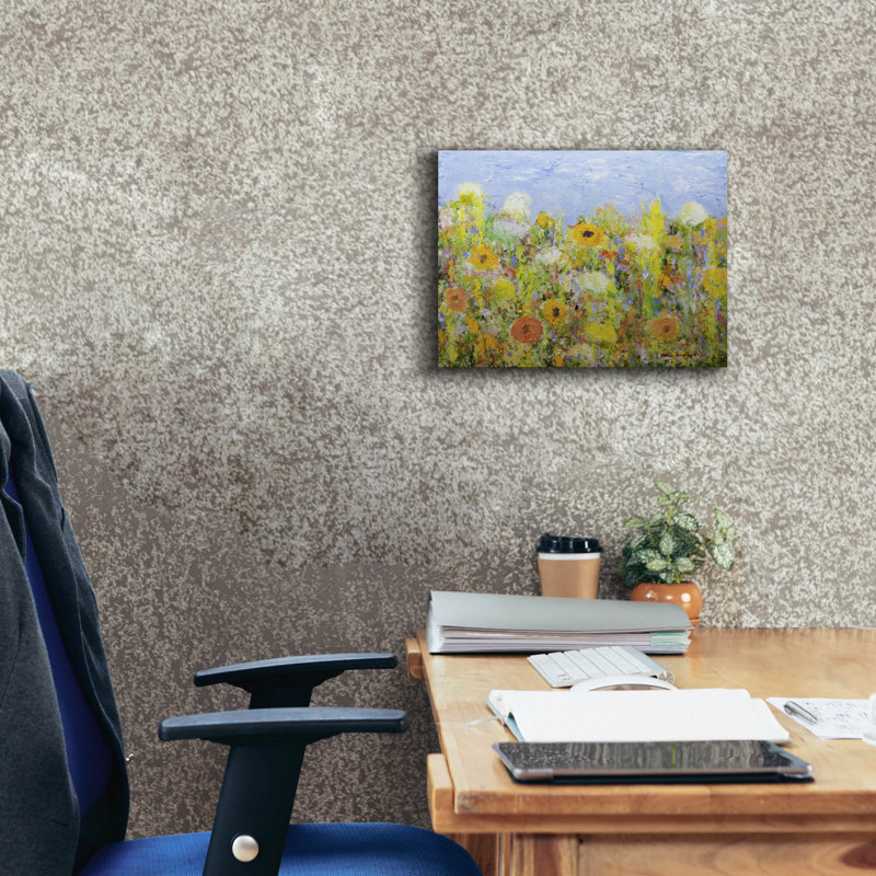«Dandelion Dust» par Allan Friedlander, art mural sur toile, H 12 po x l 16 po x P 0,75 po