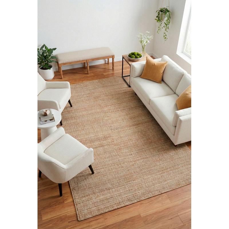 Wabi Sabi Rectangle Area Rug in Natural/Ivory, Rectangle 10' x 14'