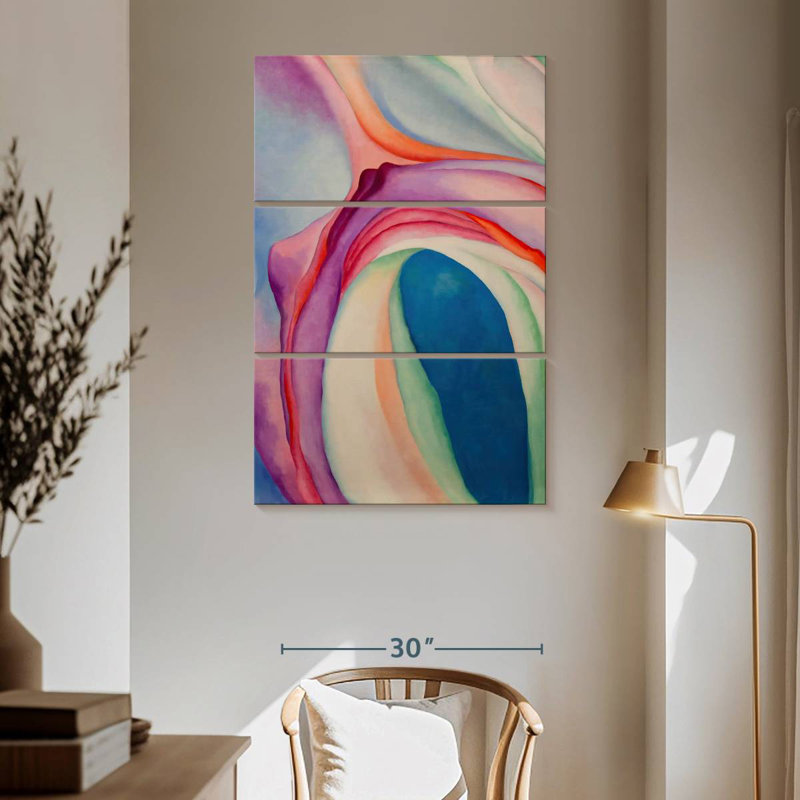 Avery musique rose et bleu II, H 65 po x l 42 po