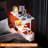 Narrow Side Table, End Table with Charging Station Bed Side Table Small Side Table Nightstand White