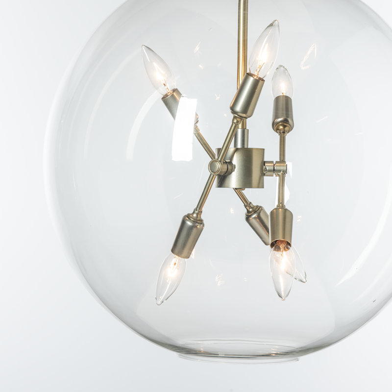Sfera 6 - Light Pendant, Modern Brass