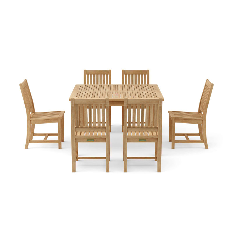 Windsor Outdoor 7 - Piece Teak Dining Set