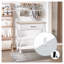 Console en bois blanc antique avec tiroir et tablette ouverte pour le vestibule