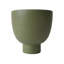 Cole and Grey Ceramic Green Large Decorative Bowl with Elevated Base-1821589926