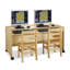 Bureau d'ordinateur double Jonti-Craft®