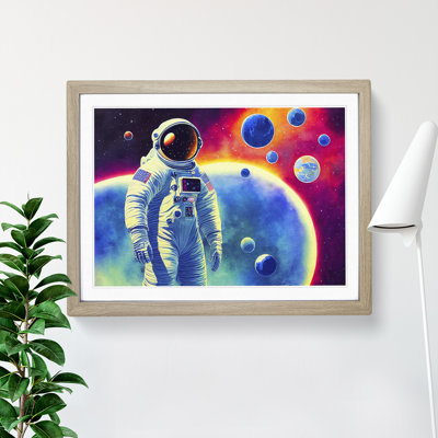 Colourful Astronaut Vol.4 - Framed Print