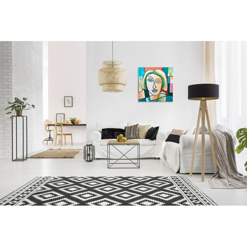 Hand -painted acrylic painting by the artist's Muse