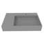 Lavabo de salle de bain mural 30 po avec lavabo droit Juniper - Gris-70942134