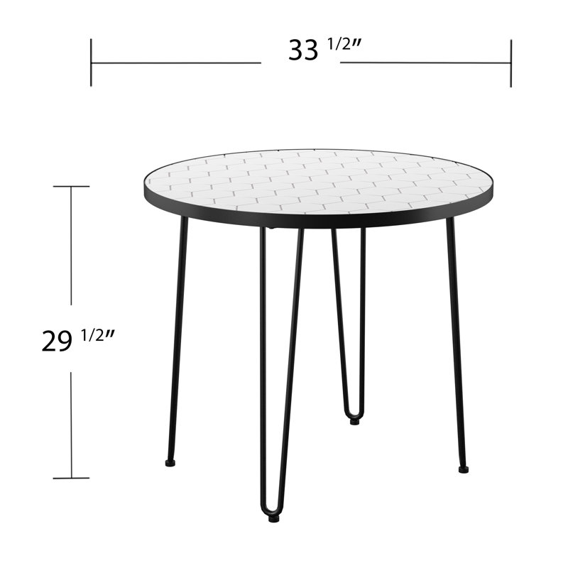 Table bistro d'extérieur Caida