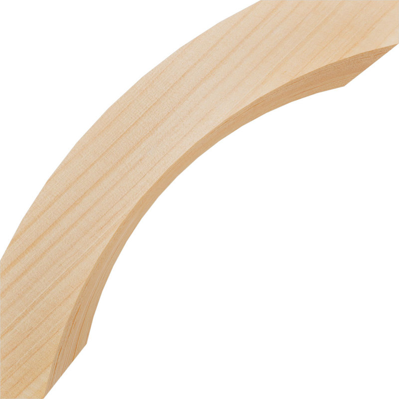 Thorton Knee Brace, 3 1/2"W Douglas Fir (Smooth), 10-in. D x 10-in. H