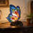 Tiffany Style Butterfly Lamp Stained Glass Table Or Desk Light Bulb Includede