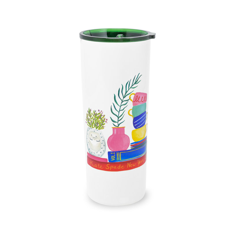 24 oz Verre en acier inoxydable, bibliothèque Charmed
