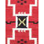 Canvello Reversible Wool Red Area Rug- 6'3'' X 8'10''