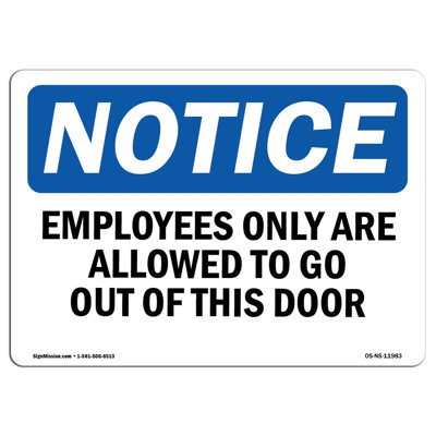 Notice Sign