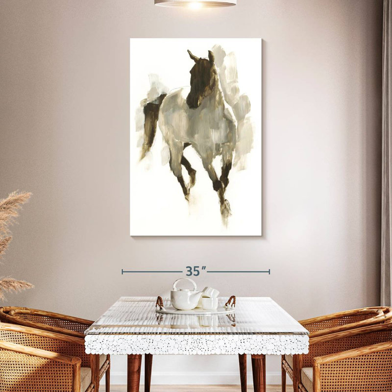 Brampt Rustic Horse I, 48" H x 32" W