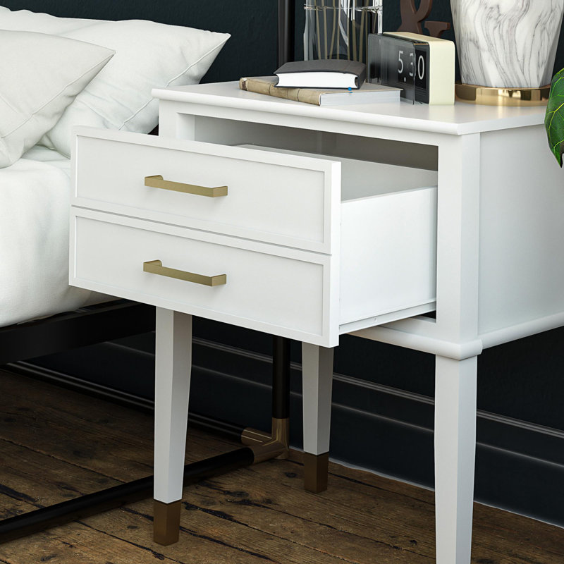Westerleigh 1-Drawer Nightstand, White