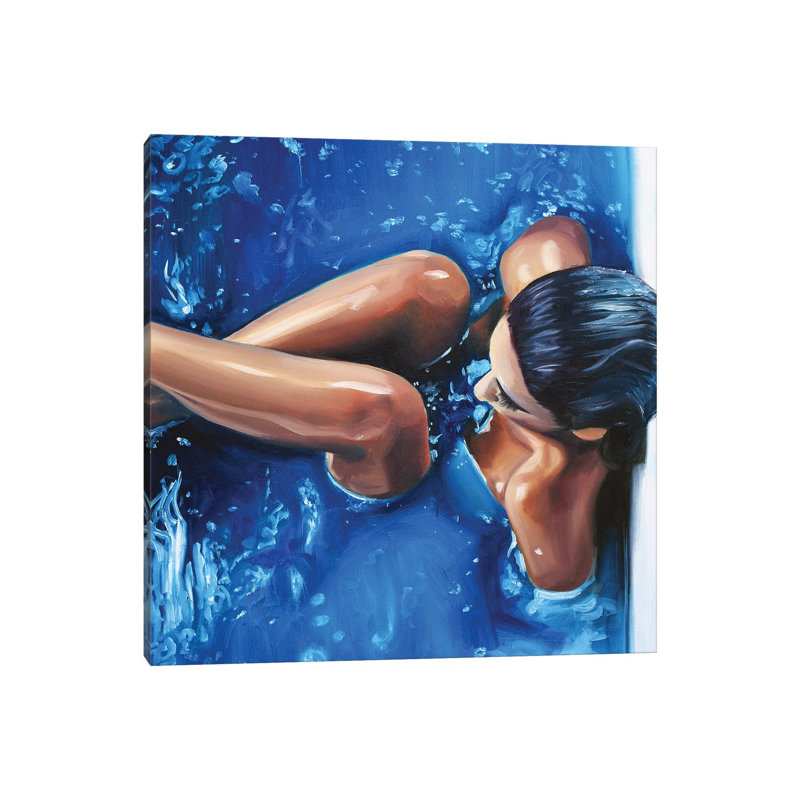 Blue I by Julia Ryan - Wrapped Canvas Print, 30.48 cm H x 30.48 cm W