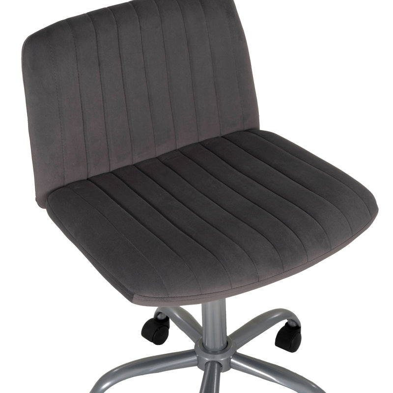 Morency Swivel Office Chair, Gray