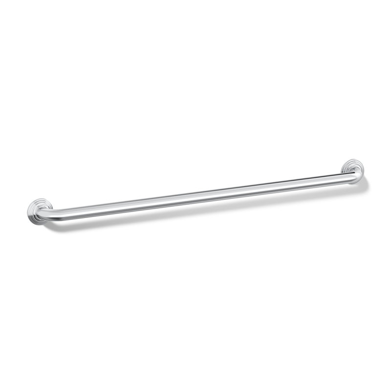 Traditional Grab Bar, Polished Stainless, 36"W