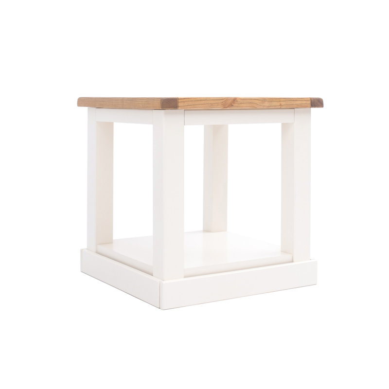 Pascal End Table, White