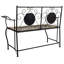 Chania Iron Outdoor Bench