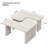 Rectangle Wood Detachable Coffee Table-1048111862