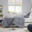 Ensemble de literie moderne simple / simple TG, en polyester durable avec motif rayé, idéal pour les chambres à coucher