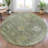 Machine Washable Indoor/Outdoor Xhevrie Sage Rug-111825016