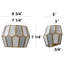 Tanay Flush Mounted Sconce