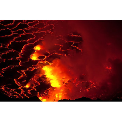 L'intérieur d'un volcan de Seppfriedhuber