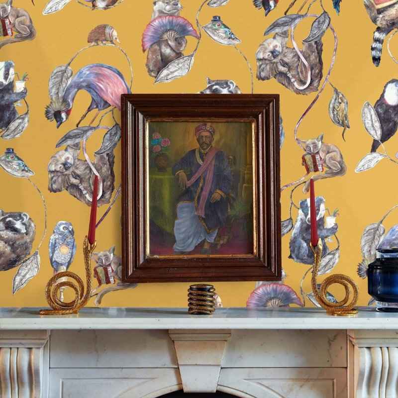 Hackney Empire Wallpaper, White
