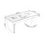 Bureau rectangulaire en bois massif brun noisette-1889806579-1889806588