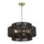Lustre suspendu en laiton antique 5 lumières Aurea-124250989-124250990-124250992